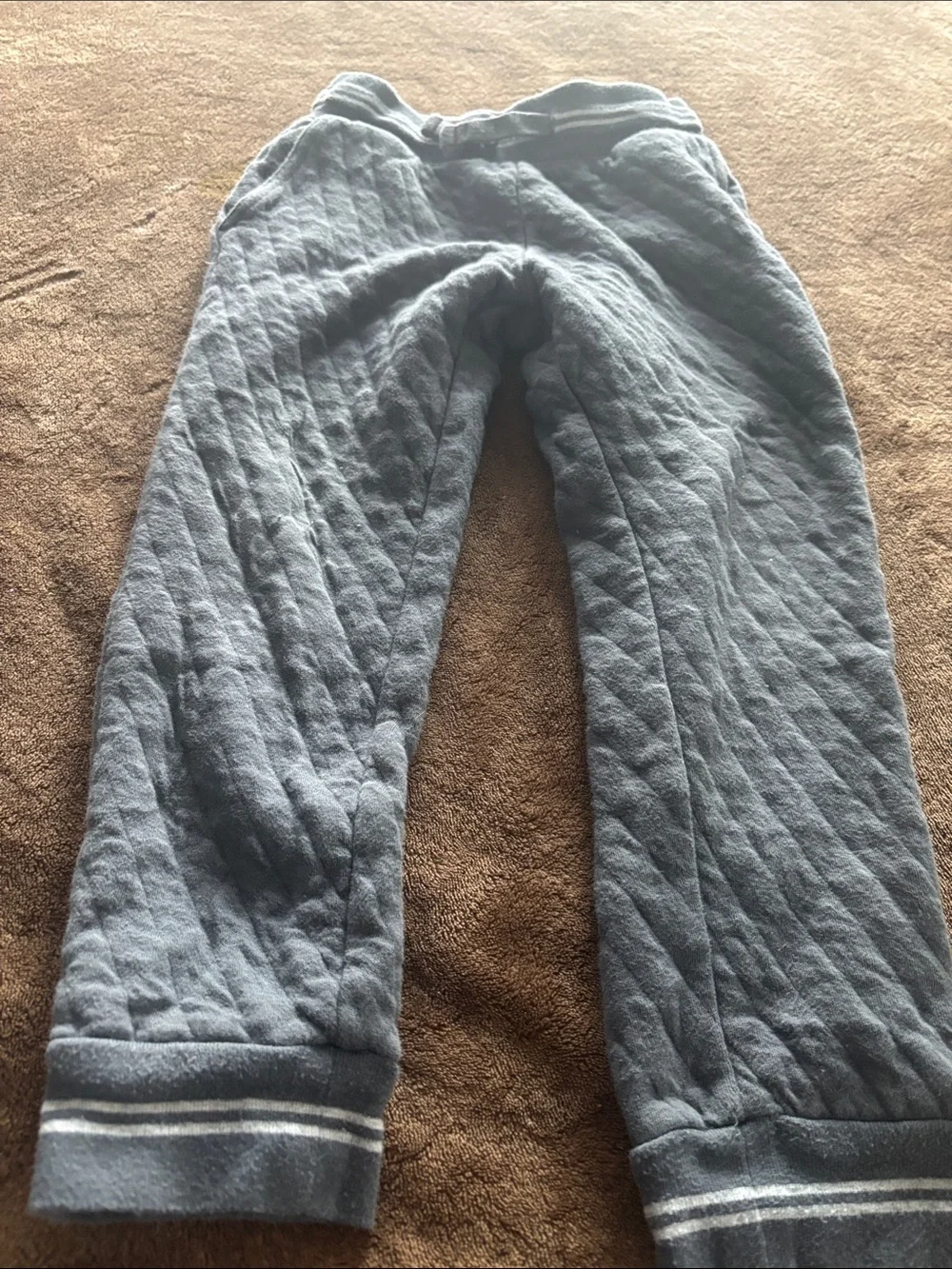 OshKosh B'gosh Quilted Pajama Set - Blue Gray